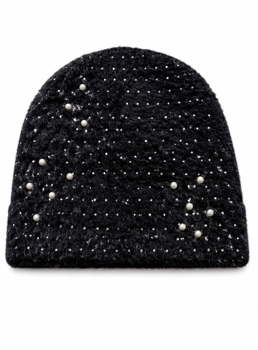 Satin Lined Mohair Love Beanies with Pisces Constellation(Zodiac collection)